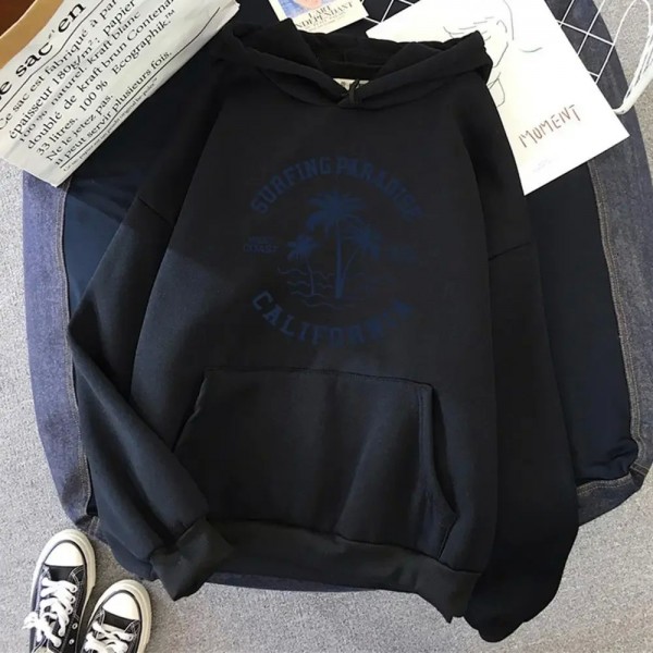 Sweat à capuche Surfing Paradise West Coast California pour fille et femme|2,00 €|OKKO MODE