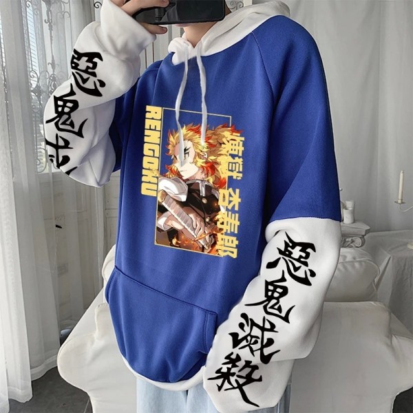 Hoodie anime Kyoujurou Rengoku pour hommes, style Harajuku Cool Streetwear|7,05 €|OKKO MODE