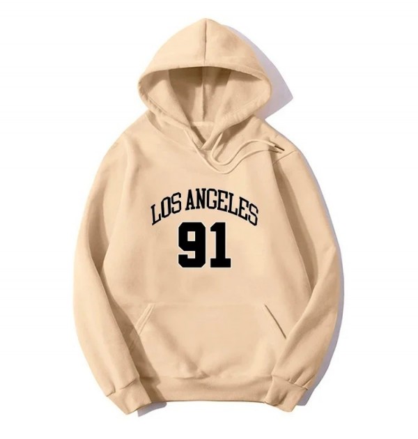 Sweat à capuche College lettre Los Angeles pour femmes, vintage streetwear|8,11 €|OKKO MODE