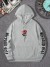 Sudadera con capucha rosa para niña - Letra artística, cuello redondo | 4,29 $ | OKKO MODE