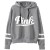 Sweat à Capuche Femme Manches Sulfpour Haut Style Paresseux Rayé Slim Fit Polyvalent Survêtement | 15,16 $ | OKKO MODE