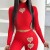 Women's Monochrome Pants Set, Sexy Turtleneck Long Sleeve High Waist Coveralls | $11.91 | OKKO MODE