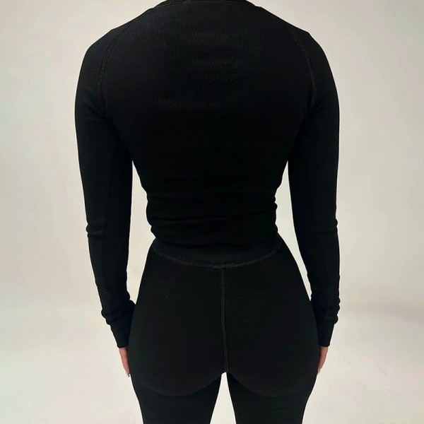 Ensemble 2 Pièces Brodé pour Femme, Couleur Unie, Sexy, Slim|9,00 €|OKKO MODE