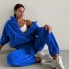 Ensemble Deux Pièces en Tissu Velours pour Femme, Survêtement Sweat à Capuche et Pantalon Respirant Sportif Printemps|13,63 €|OKKO MODE