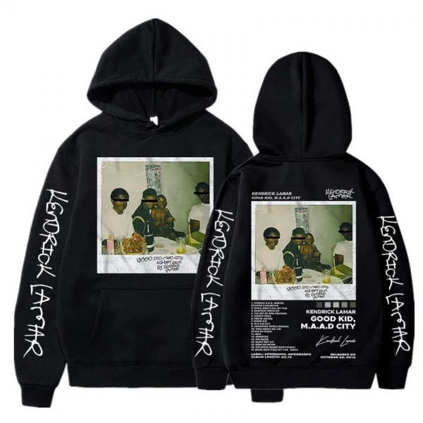Sudadera con capucha estampada unisex, diseño gráfico Hip Hop - Lamar Good de Rared ShinCharacter