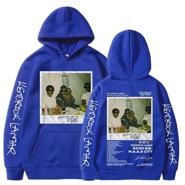 Sweat à capuche imprimé graphique Hip Hop unisexe, Album Lamar Good de Rared ShinCharacter|11,95 €|OKKO MODE