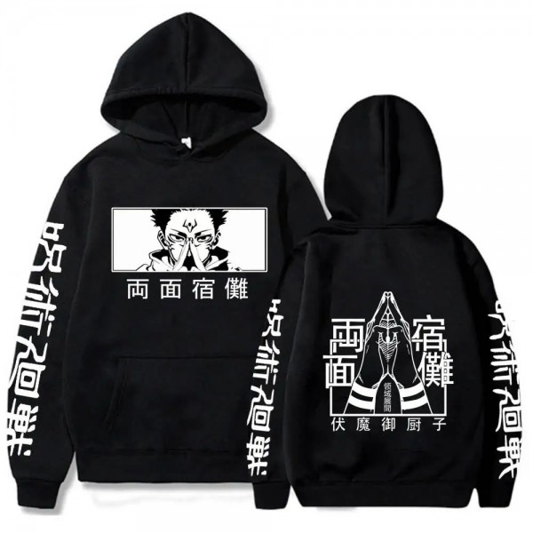 Manga Jujutsu Kaisen Ryomen Sukuna Hoodie for Men and Women