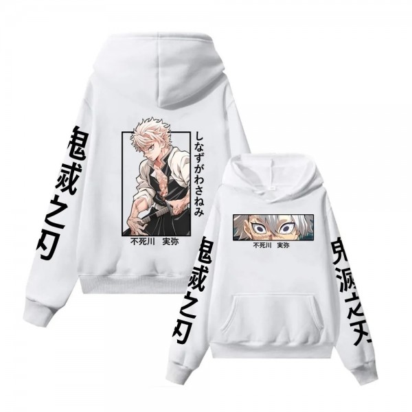 Sweat à capuche unisexe Anime Sanemi Kendazugawa, pull Smile|8,00 €|OKKO MODE