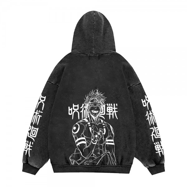 Jujutsu Kaimmer Anime Hoodies pour hommes et femmes, coton Gothic Manga Vintage Casual Pullover Fashion Streetwear|13,01 €|OKKO MODE