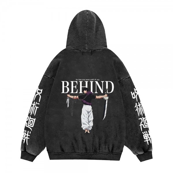 Jujutsu Kaimmer Anime Hoodies pour hommes et femmes, coton Gothic Manga Vintage Casual Pullover Fashion Streetwear|13,01 €|OKKO MODE