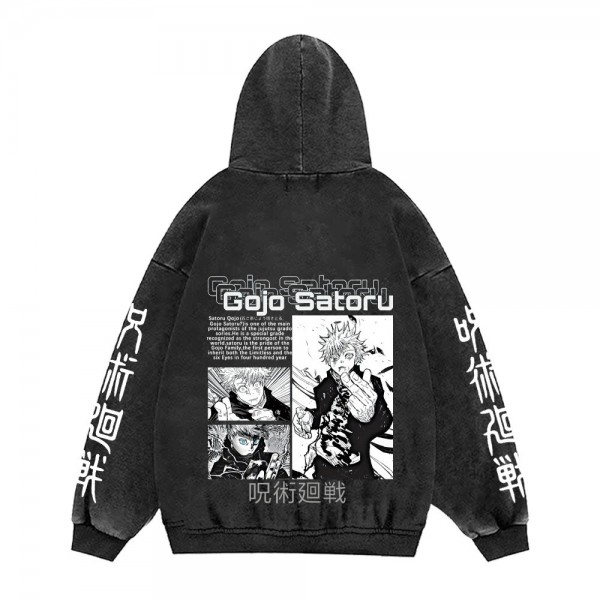 Jujutsu Kaimmer Anime Hoodies pour hommes et femmes, coton Gothic Manga Vintage Casual Pullover Fashion Streetwear|13,01 €|OKKO MODE