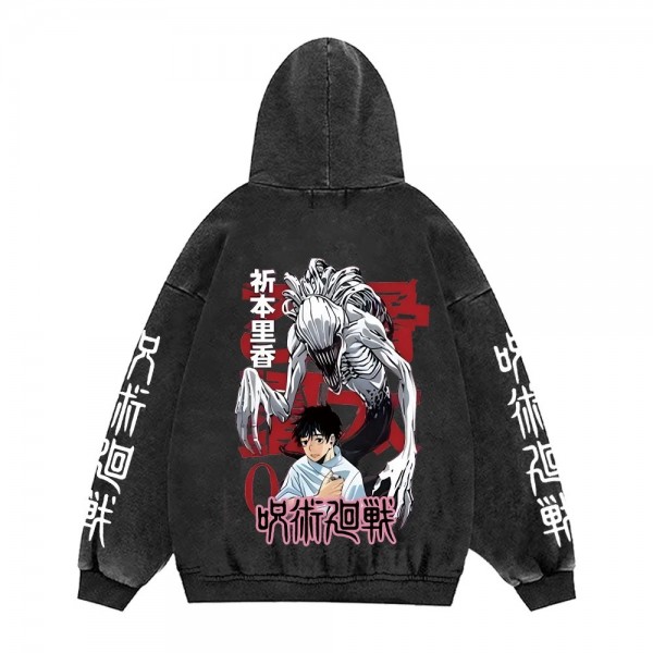 Jujutsu Kaimmer Anime Hoodies pour hommes et femmes, coton Gothic Manga Vintage Casual Pullover Fashion Streetwear|13,01 €|OKKO MODE