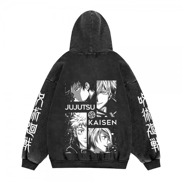 Jujutsu Kaimmer Anime Hoodies pour hommes et femmes, coton Gothic Manga Vintage Casual Pullover Fashion Streetwear|13,01 €|OKKO MODE