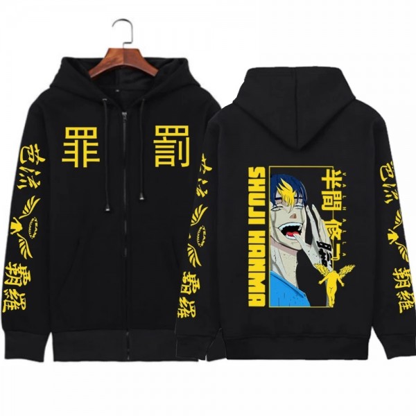 Sweat à capuche manga streetwear unisexe TakRevengers - PVD Hieroglyphs|8,00 €|OKKO MODE