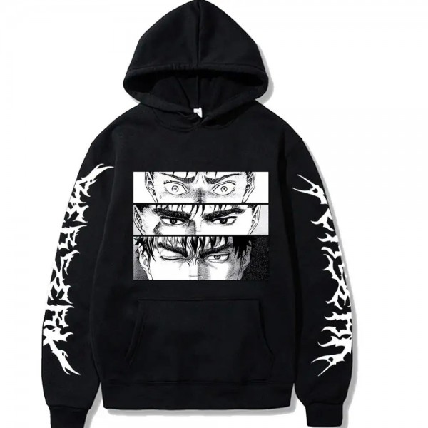 Sweat-shirt imprimé Anime Griffith pour hommes et femmes, sweats à capuche streetwear doux|8,00 €|OKKO MODE