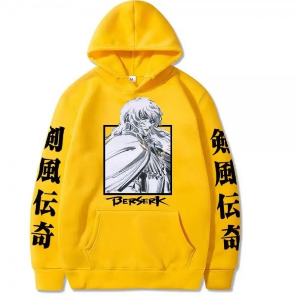 Sweat-shirt imprimé Anime Griffith pour hommes et femmes, sweats à capuche streetwear doux|8,00 €|OKKO MODE