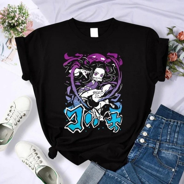 T-shirt Kimetsu No Yaiba pour femme Nezuko & Tanjirou, Manga Anime Tee-Shirt|1,96 €|OKKO MODE