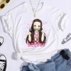 T-shirt graphique Nezuko pour femmes, chemises à manches courtes Anime, Économie chauds, mode estivale|2,97 €|OKKO MODE