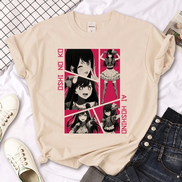 T-shirt pour femmes, haut Harajuku manga japon femme|1,96 €|OKKO MODE