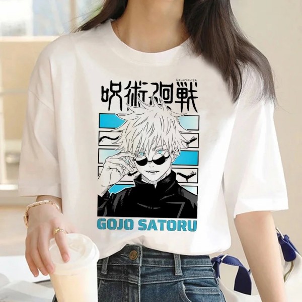 T-shirt femme humoristique manga Gojo Satoru