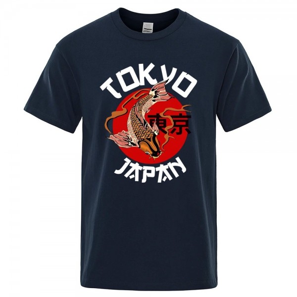 T-shirt manga coton manches courtes col rond respirant style TOKYO|1,96 €|OKKO MODE