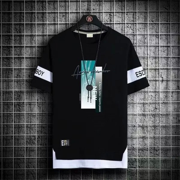 Camiseta hombre manga corta verano tendencia