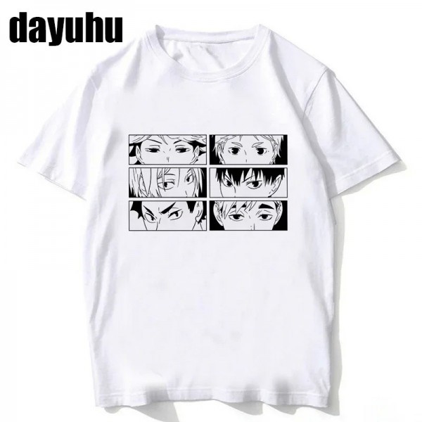 T-shirt Haikyuu années 90 femmes Kuroo Bokuto Shoyo volley-ball créatif manga anime|7,19 €|OKKO MODE