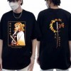 T-Shirt à Manches Courtes Col Rond Homme Femme Imprimé Rengoku Kyoujurou Tendance|1,98 €|OKKO MODE