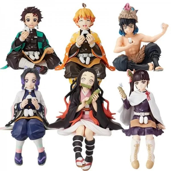 Demon Slayer Kamado Tanjirou Nezuko PVC Sitting Action Figure Gift for Kids|1,98 €|OKKO MODE