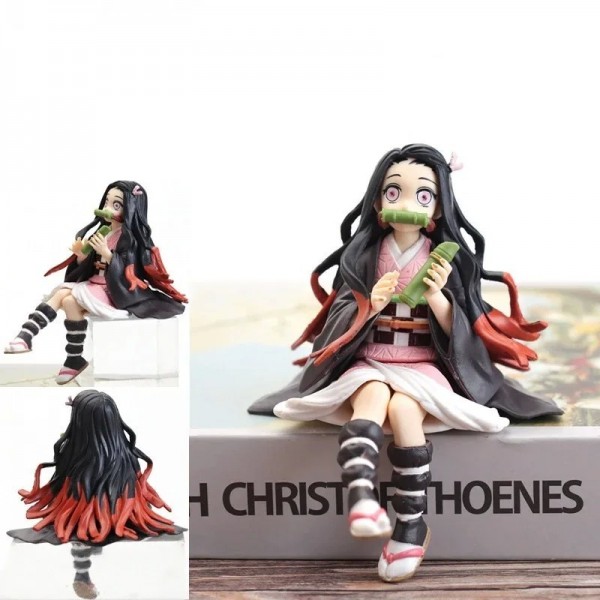 Demon Slayer Kamado Tanjirou Nezuko PVC Sitting Action Figure Gift for Kids|1,98 €|OKKO MODE