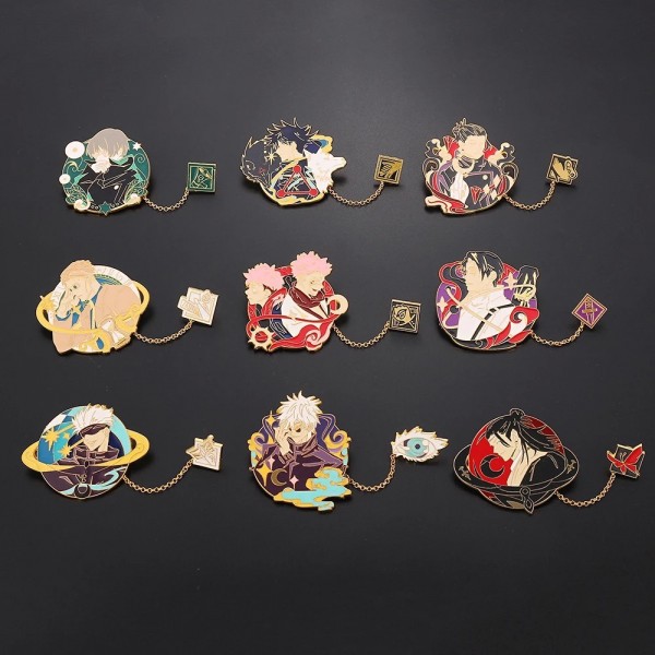 Broches en Émail de Grande Taille, Danemark ges Métalliques JJJ Anime|2,00 €|OKKO MODE