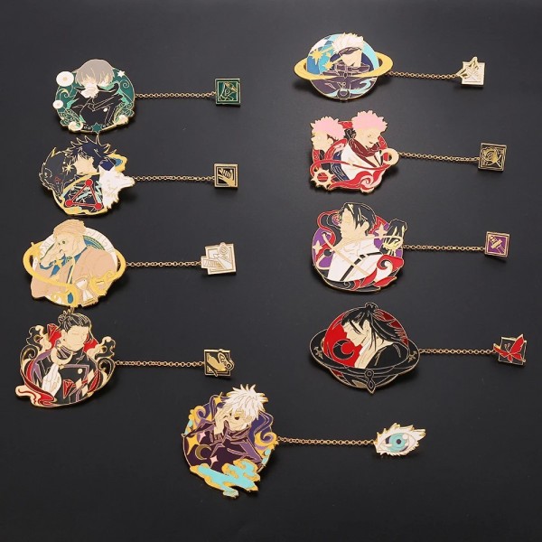 Broches en Émail de Grande Taille, Danemark ges Métalliques JJJ Anime|2,00 €|OKKO MODE