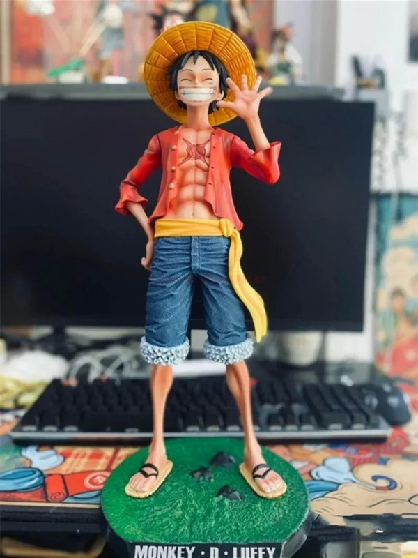 Chapeau de paille 42.5cm Monkey D Grand modèle Statue Luffy GK Smiley ornemen|16,99 €|OKKO MODE