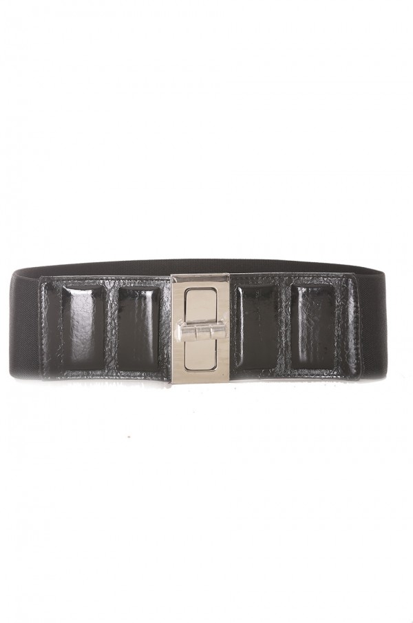 Ceinture noire taille haute - BG - 0233 - 1