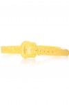 Ceinture Jaune avec en motif des étoiles blanches. Accessoire BG-P009 - 1