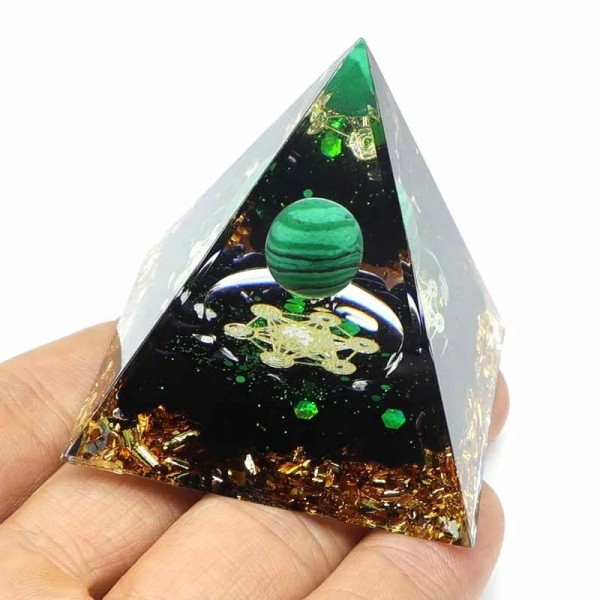 Pierre Pyramide d'Orgonite et CitroEnergy Alanding Yst Reiki Chakra Multiplicateur|4,49 €|OKKO MODE