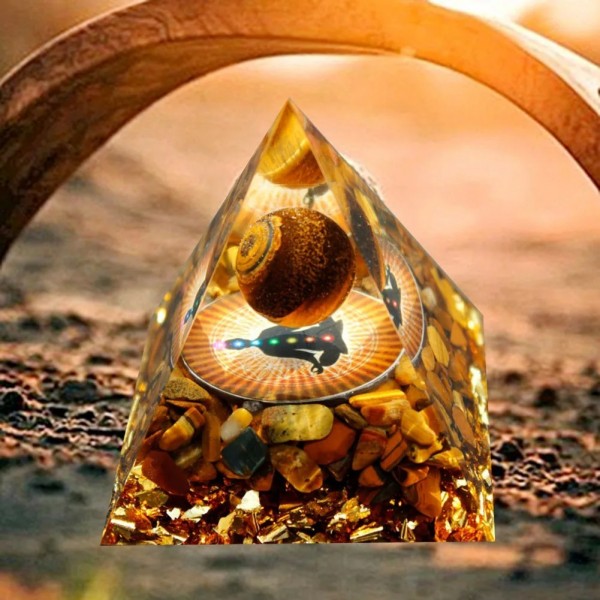 Pyramide Orgonite péridot en cristal de guérison et énergie|1,98 €|OKKO MODE