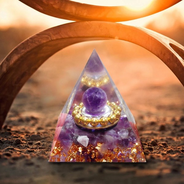 Pyramide Orgonite péridot en cristal de guérison et énergie|1,98 €|OKKO MODE