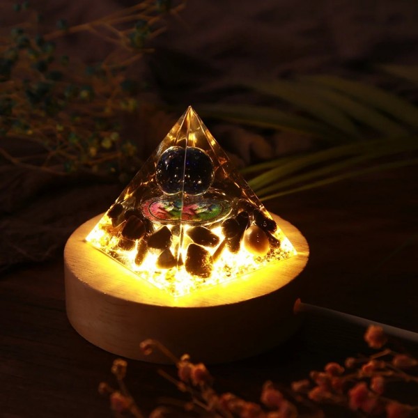 Pyramide Orgonite péridot en cristal de guérison et énergie|1,98 €|OKKO MODE