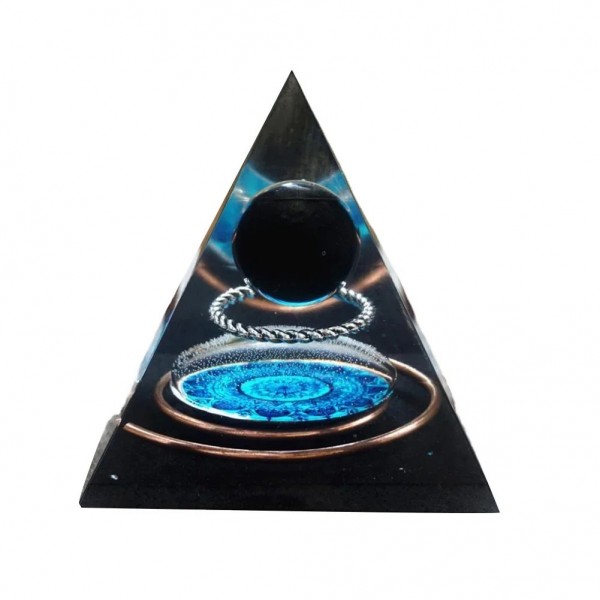 Pyramide d'Orgonite CitroNatural Stone - Générateur énergie guérison|1,98 €|OKKO MODE