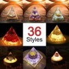 Pyramide d'Orgonite CitroNatural Stone - Générateur énergie guérison|1,98 €|OKKO MODE