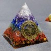 Pyramide Orgone Chakra Citron Charbon - Énergie Méditation|8,99 €|OKKO MODE