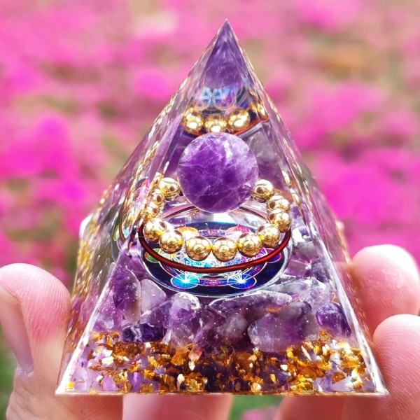 Pyramide Orgone Chakra pour Méditation et Guérison - Citropéridot, Reiki|1,98 €|OKKO MODE