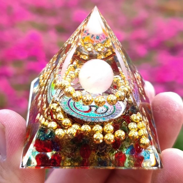 Pyramide Orgone Chakra pour Méditation et Guérison - Citropéridot, Reiki|1,98 €|OKKO MODE