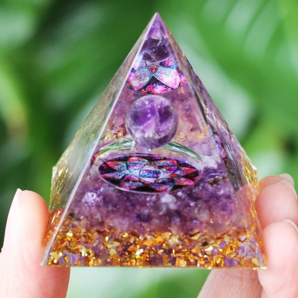 Pyramide Orgone Chakra pour Méditation et Guérison - Citropéridot, Reiki|1,98 €|OKKO MODE