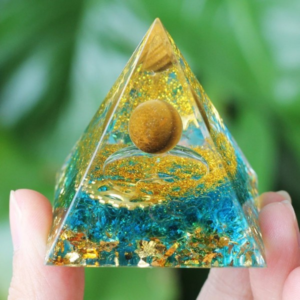 Pyramide Orgone Chakra pour Méditation et Guérison - Citropéridot, Reiki|1,98 €|OKKO MODE