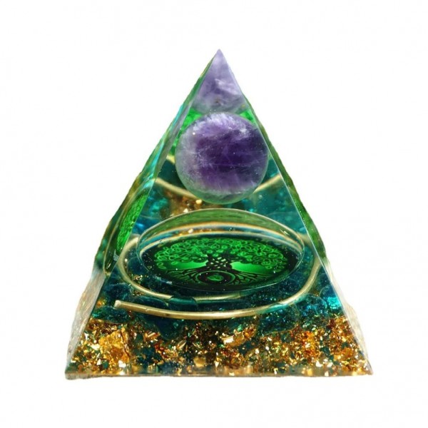 Pyramide Orgonite Chakra guérison cristal méditation Reiki|6,01 €|OKKO MODE