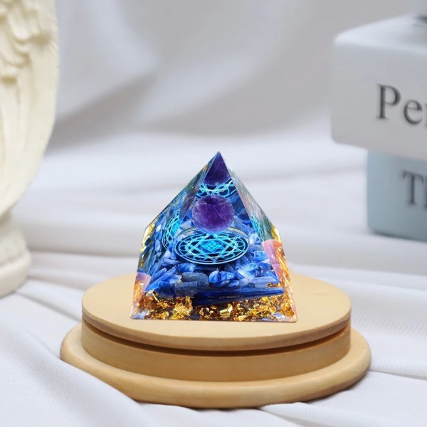 Pyramide Orgonite Chakra guérison cristal méditation Reiki|6,01 €|OKKO MODE