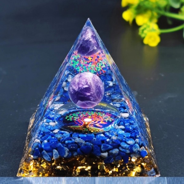 Pyramide Orgonite en Clip Œil de Tigre, Faite à la Main|1,98 €|OKKO MODE