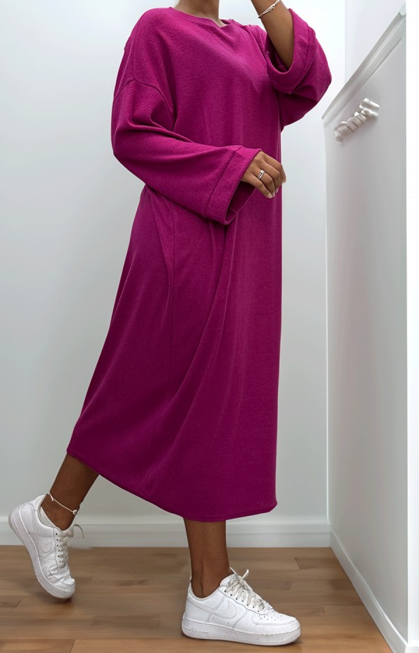 Robe simple fuchsia - 3